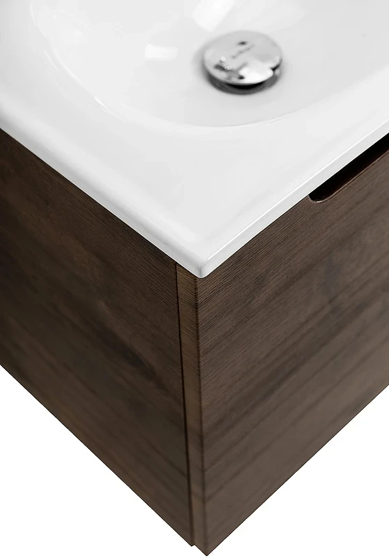 Тумба под раковину BelBagno Etna 60 ETNA-600-1C-SO-RW-P подвесная Rovere Moro МДФ / ЛДСП