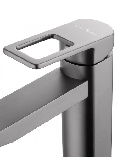 Смеситель для раковины Wonzon &amp; Woghand Frame WW-88139010-BGM цвет Темный графит