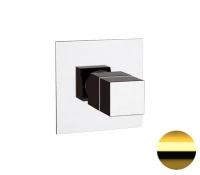 Смеситель для душа Remer Q-Elegance QT30DO с термостатом цвет Золото глянцевое
