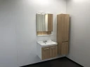 Тумба с раковиной Comforty Рига 60 00004142213 подвесная Дуб сонома МДФ / ЛДСП