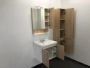 Тумба с раковиной Comforty Рига 60 00004142213 подвесная Дуб сонома МДФ / ЛДСП