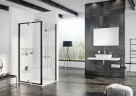 Душевая стенка Ravak Pivot PPS-80 90G40300Z1 профиль Черный стекло Transparent