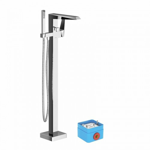 Смеситель для ванны Ravak Freedom FM 081.00 X070079 Хром латунь на пол