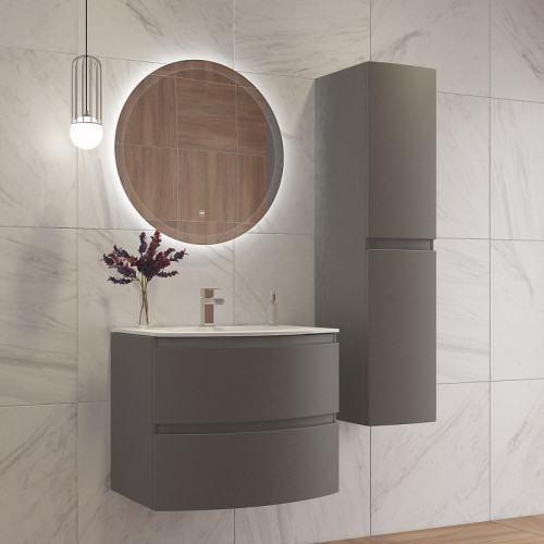 Зеркало Cezares Eco 70 CZR-SPC-ECO-700-LED-TCH с подсветкой с лазерной гравировкой и сенсорным выключателем стекло