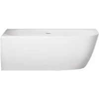 Ванна из искусственного камня Salini Sofia Corner L 170х85 102515G Белая глянцевая