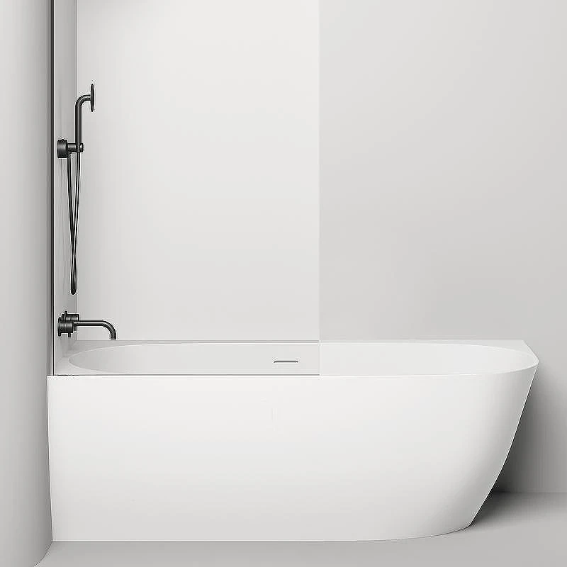 Ванна из искусственного камня Salini Sofia Corner L 170х85 102515G Белая глянцевая