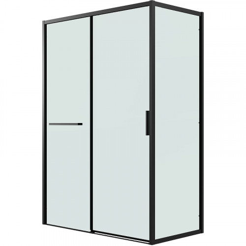Душевой уголок Grossman Style 110х80 120.K33.05.1180.21.00 профиль Черный матовый стекло прозрачное