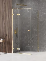 Душевое ограждение New Trendy AVEXA Gold x100 EXK-1849