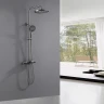 Душевая система Abber Thermostat AF8516NG с термостатом Никель латунь на стену