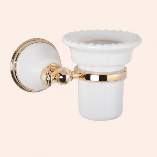 Стакан для зубных щеток TW Harmony TWHA109bi/oro Золото