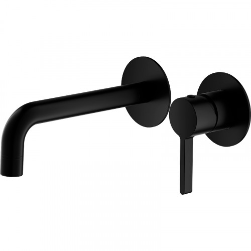 Смеситель для раковины Splenka S221.11.06 Черный матовый нержавеющая сталь встраиваемый