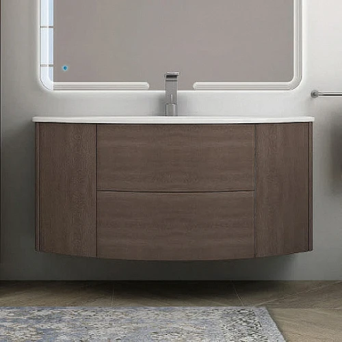 Тумба под раковину Cezares Eden 121 54408 подвесная Rovere Scuro Soft МДФ / ЛДСП