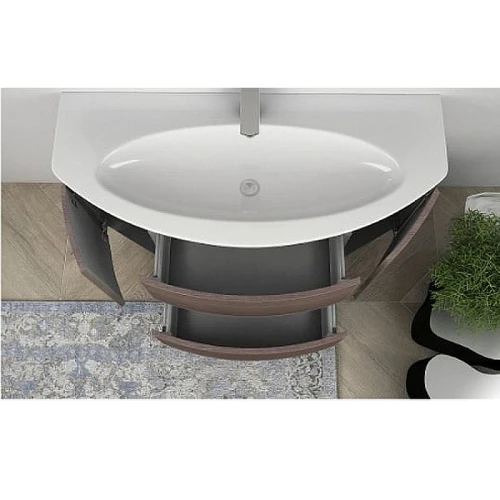 Тумба под раковину Cezares Eden 121 54408 подвесная Rovere Scuro Soft МДФ / ЛДСП