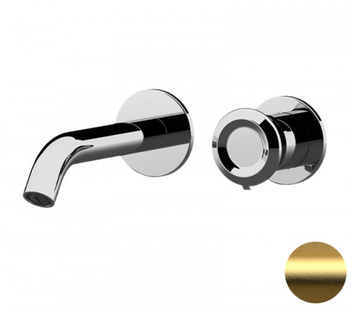 Смеситель для раковины Remer Element ET15PBG цвет Золото брашированное