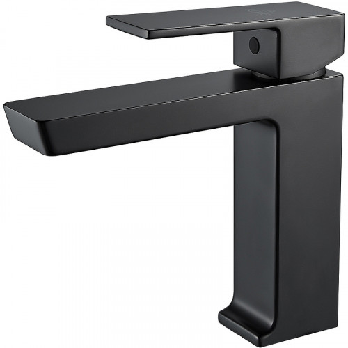 Смеситель для раковины Rose R18H R1801H-1 Черный матовый латунь