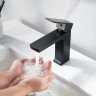 Смеситель для раковины Rose R18H R1801H-1 Черный матовый латунь
