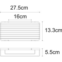 Полка корзина WasserKRAFT K-722W Белый