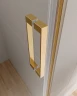Душевая дверь Cezares Slider 100 SLIDER-B-1-90/100-C-BORO профиль Брашированное золото стекло прозрачное