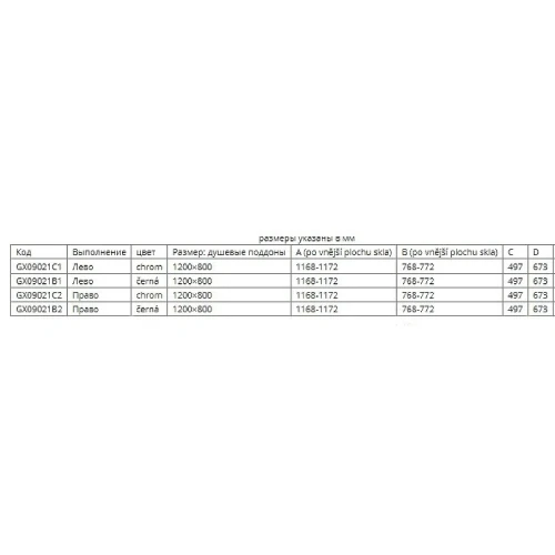 Душевой уголок Riho SZ Scandic NXT Х203 117х77 P G001064120 (GX09021C2) профиль Хром стекло прозрачное