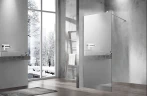 Душевая перегородка Vincea Walk-In 90 VSW-1H900MR профиль Хром стекло зеркальное