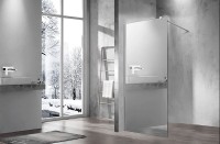 Душевая перегородка Vincea Walk-In 90 VSW-1H900MR профиль Хром стекло зеркальное