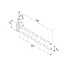 Полотенцедержатель AM.PM X-Joy A85A32622 поворотный Черный матовый