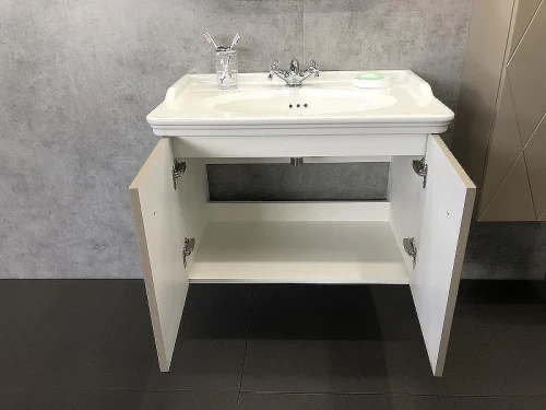 Тумба с раковиной Comforty Кремона 80 00-00001040 подвесная Латте
