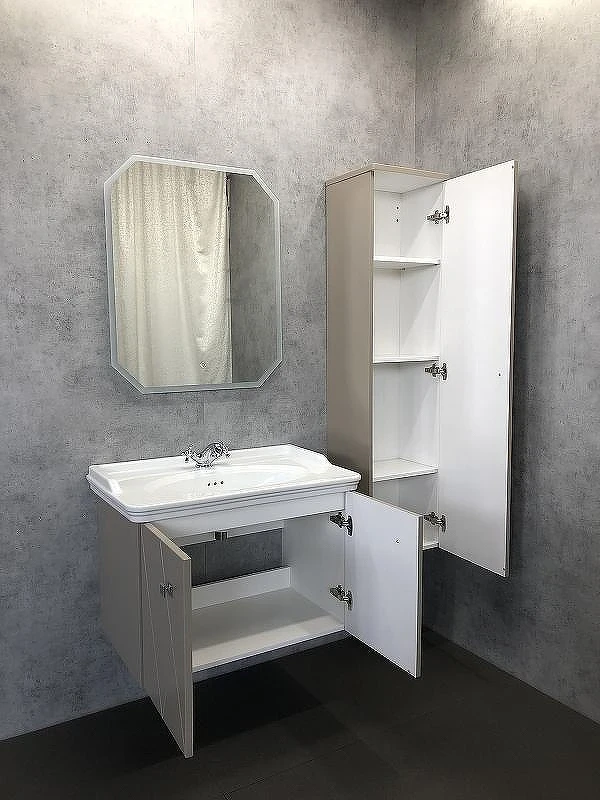 Тумба с раковиной Comforty Кремона 80 00-00001040 подвесная Латте