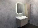 Тумба с раковиной Comforty Кремона 80 00-00001040 подвесная Латте