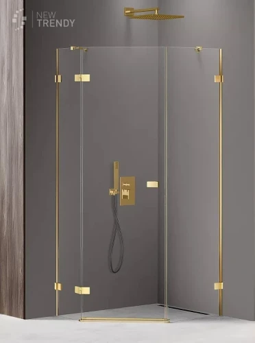 Душевое ограждение New Trendy AVEXA Gold x100 EXK-3849