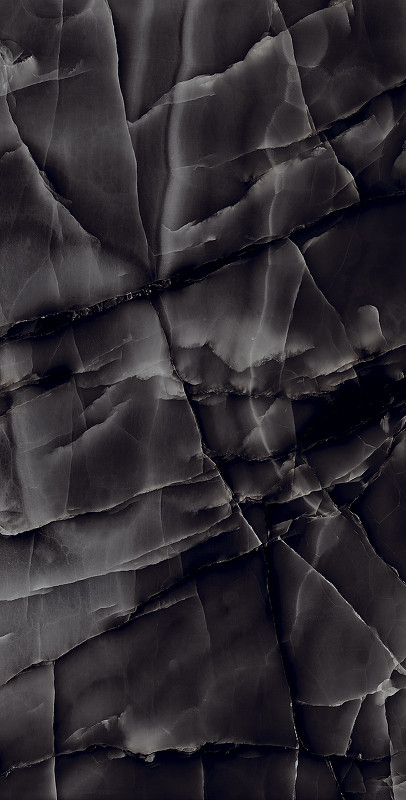 Керамогранит Arcadia Ceramica Onyx black HG2009-A 60х120 см черный для ванной комнаты, для кухни Индия