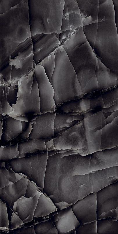 Керамогранит Arcadia Ceramica Onyx black HG2009-A 60х120 см черный для ванной комнаты, для кухни Индия