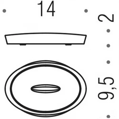 Мыльница Colombo Design Plus W4940.HPS1 Zirconium