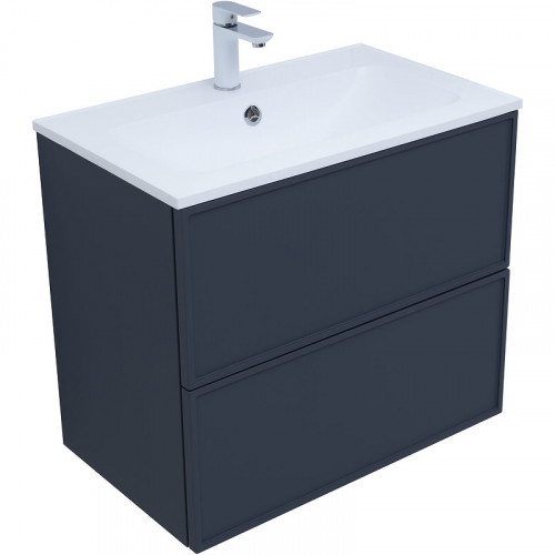 Тумба под раковину Aquanet Арт 75 313265 подвесная Маренго МДФ / ЛДСП