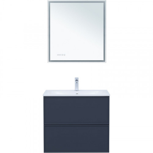 Тумба под раковину Aquanet Арт 75 313265 подвесная Маренго МДФ / ЛДСП