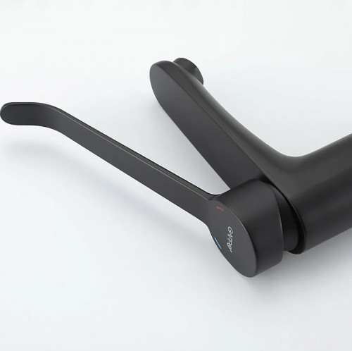 Смеситель для раковины Gappo G21-6 G1021-6 Черный матовый латунь