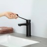 Смеситель для раковины Gappo G21-6 G1021-6 Черный матовый латунь