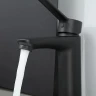 Смеситель для раковины Gappo G21-6 G1021-6 Черный матовый латунь