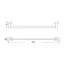Полотенцедержатель Shevanik SG56T SG5617T цвет Оружейная сталь