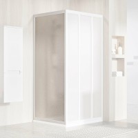 Душевая стенка Ravak Supernova APSS-80 940401R211 профиль Белый витраж пластик Pearl