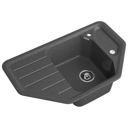 Кухонная мойка GranFest Corner C-800E графит цвет Графит