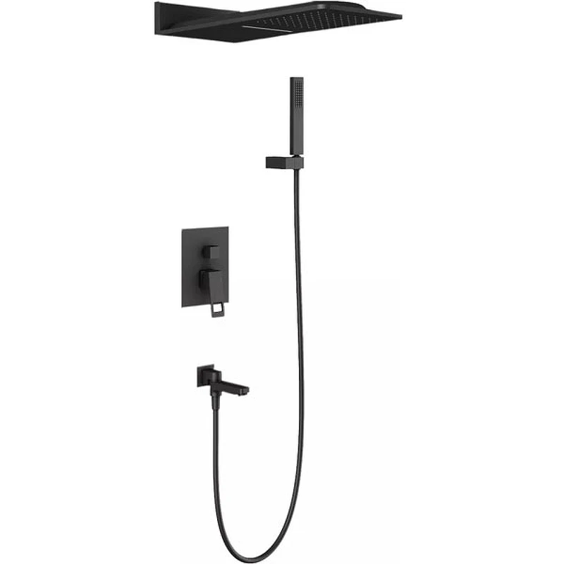 Душевая система Timo Briana SX-7119/03SM Черный латунь встраиваемый