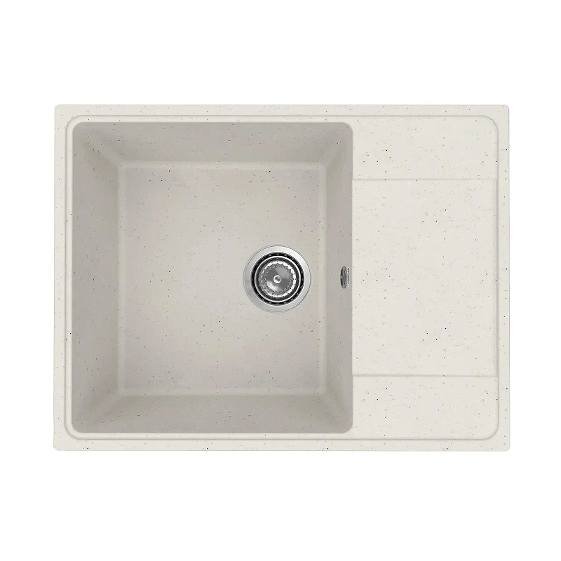Кухонная мойка Practik 65 PR-M-650-001 цвет Белый