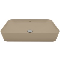 Раковина-чаша Creavit Ultra 60 UL060-00CM00E-0000 Капучино матовая фарфор накладная