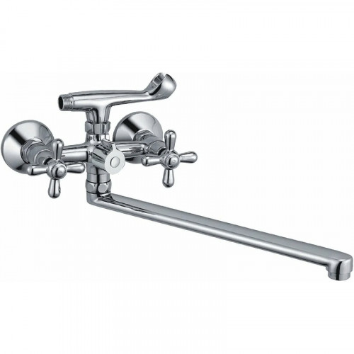 Смеситель для ванны Haiba HB2225 универсальный Хром на стену