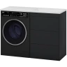 Тумба под раковину Brevita Grafit 120 GRA-01060-013Я Графит матовый МДФ / ЛДСП
