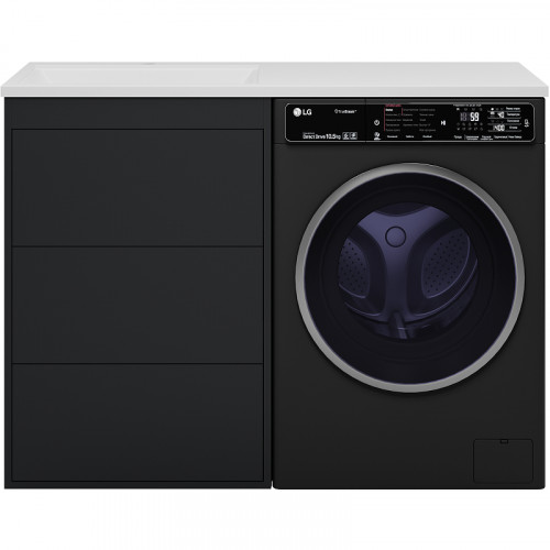 Тумба под раковину Brevita Grafit 120 GRA-01060-013Я Графит матовый МДФ / ЛДСП