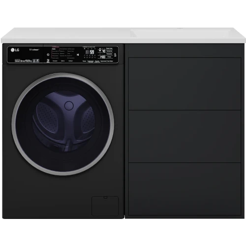 Тумба под раковину Brevita Grafit 120 GRA-01060-013Я Графит матовый МДФ / ЛДСП