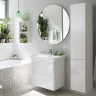 Тумба с раковиной Burgbad Iveo 80 SFEN080F2833G0161C0001*1 подвесная Белая глянцевая