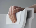 Унитаз биде Vitra Metropole Rim-Ex 7672B003-1684 подвесной без сиденья фарфор подвесной